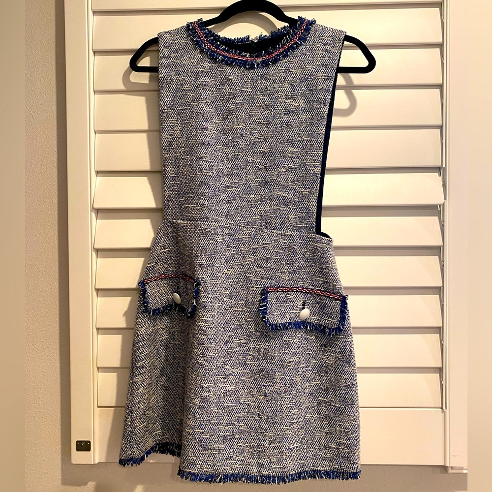 Zara tweed dress size medium